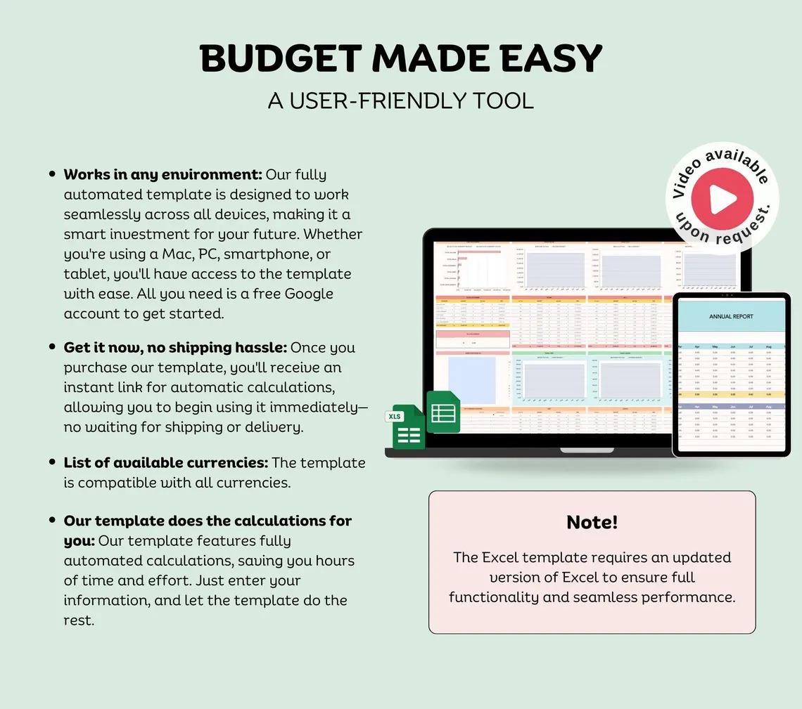 PLR Spreadsheet PLR Google Sheets Digital Product Digital Download Excel MRR Budget Reseller Spreadsheet Plr Budget Template Resell