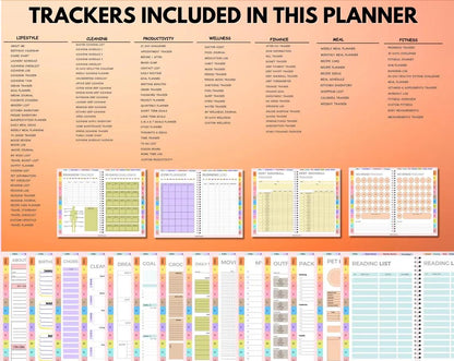 2026-2027 Digital Planner Bundle, Interactive Daily, Weekly, Monthly, Sync with Goodnotes & Google Calendar