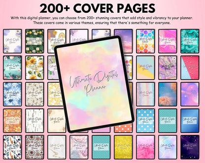 2025-2027 All-in-One Digital Planner - Hyperlinked Daily, Weekly, Monthly Journal for Goodnotes & Apple/Google Calendar