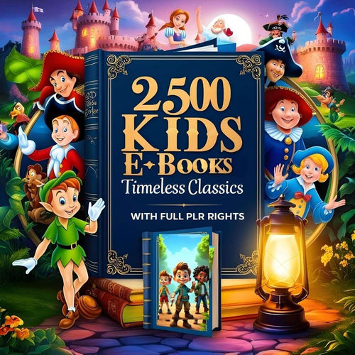 2500+ Timeless Classics Children's eBooks & Stories with Resell Rights – PLR