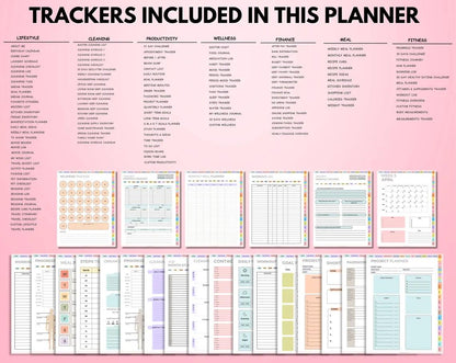 2025-2027 All-in-One Digital Planner - Hyperlinked Daily, Weekly, Monthly Journal for Goodnotes & Apple/Google Calendar